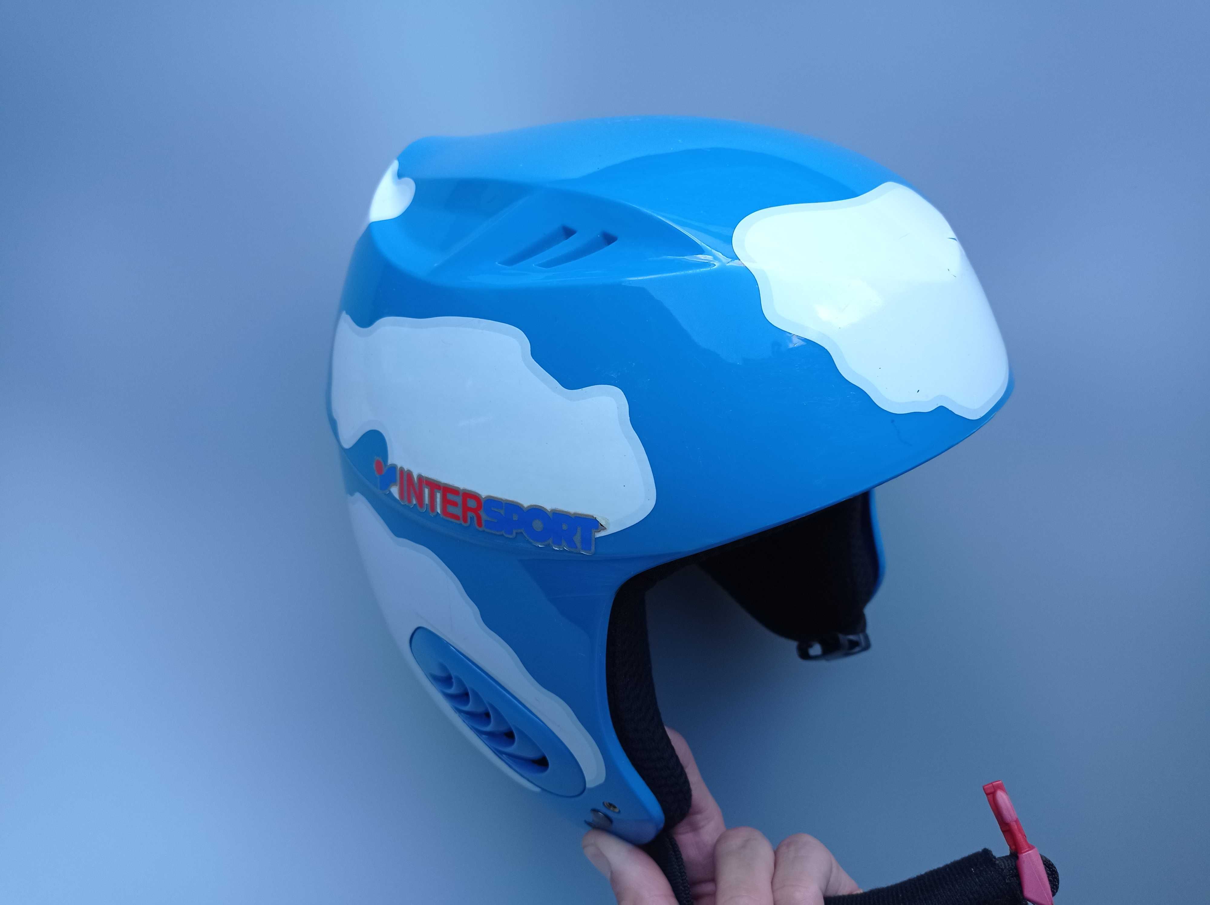 Горнолыжный сноубордический детский шлем InterSport, размер S 53-54см