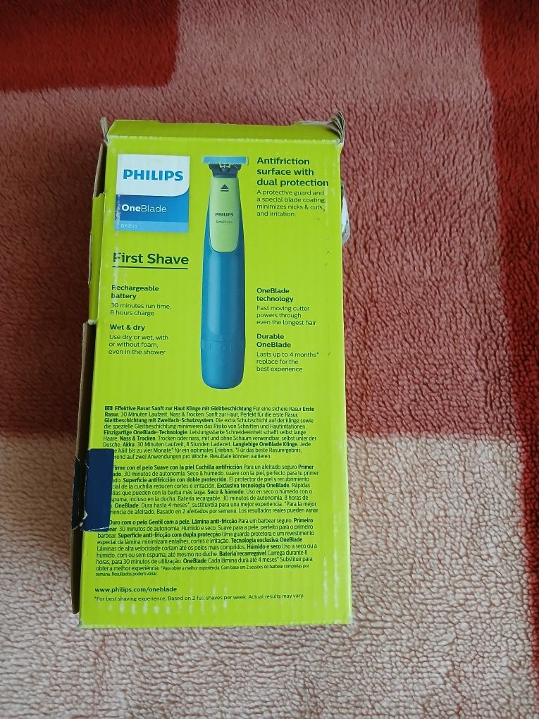 Golarka męska Philips Oneblade first shave
