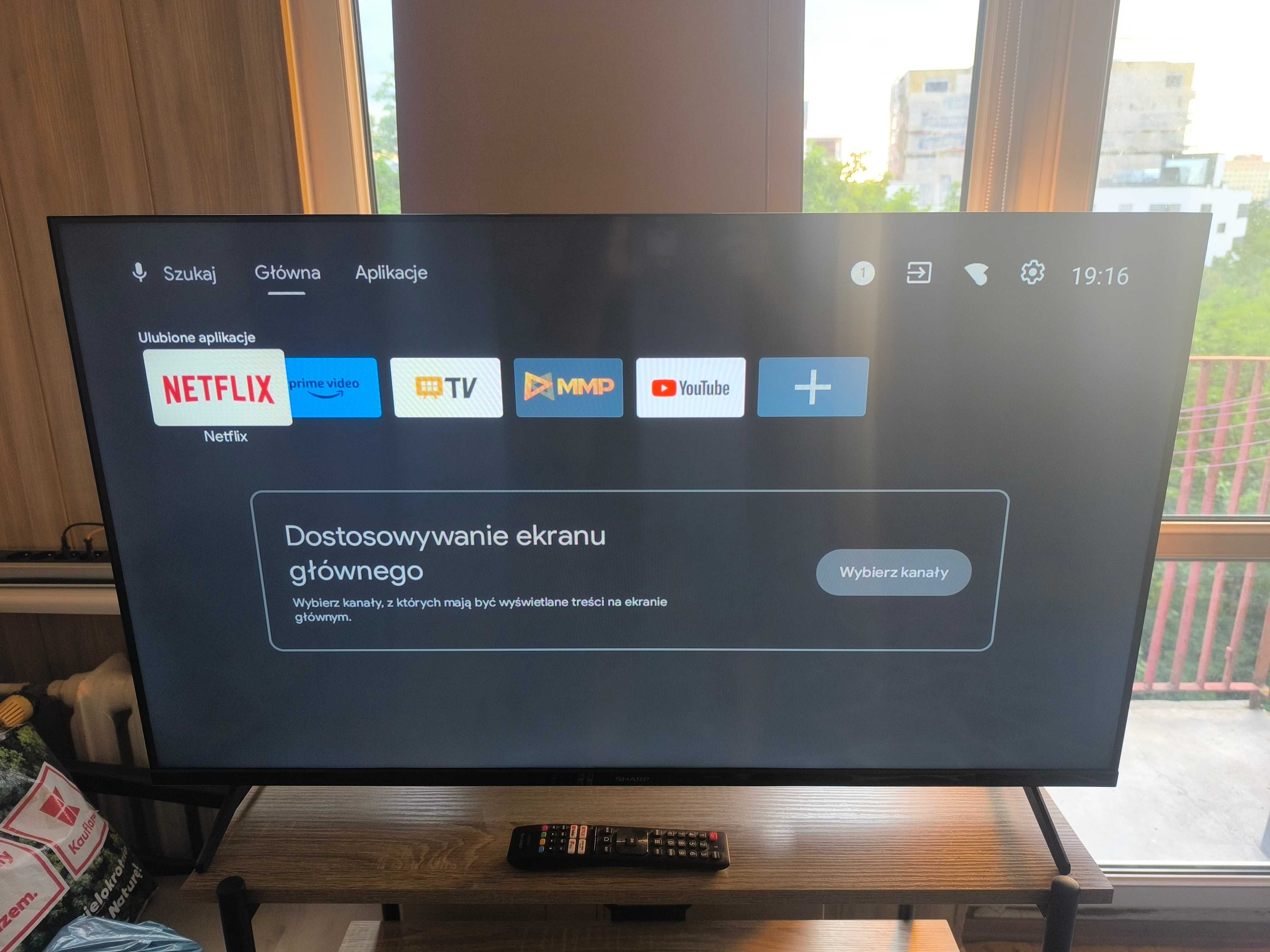 Sharp 40FH2EA 40" LED Full HD Android TV + Uchwyt ścienny (nowy)