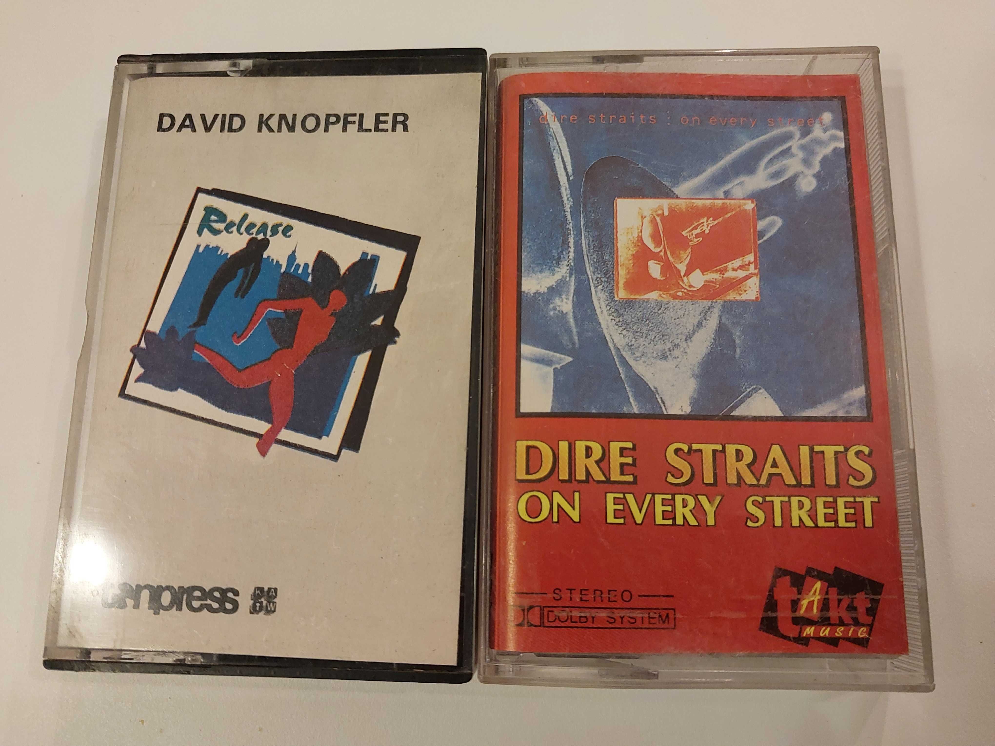 Dire Straits + David Knopfler - Release, On every street | kasety