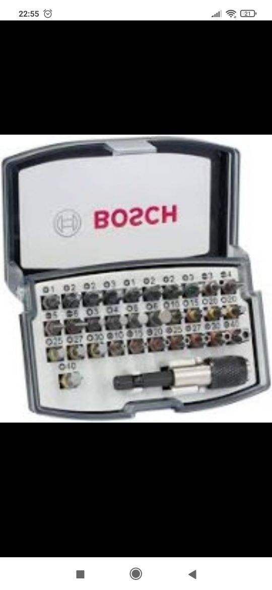 Bosch Professional (NOVO) Pack 32 peças para aparafusar