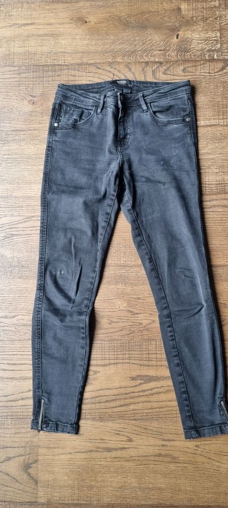 Spodnie damskie jeans slim fit, skinny, RSRVD, zestaw 5 par, rozm 38