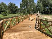 Budowa pomostów stałych – drewno, stal, Y-bomy ,Kafar