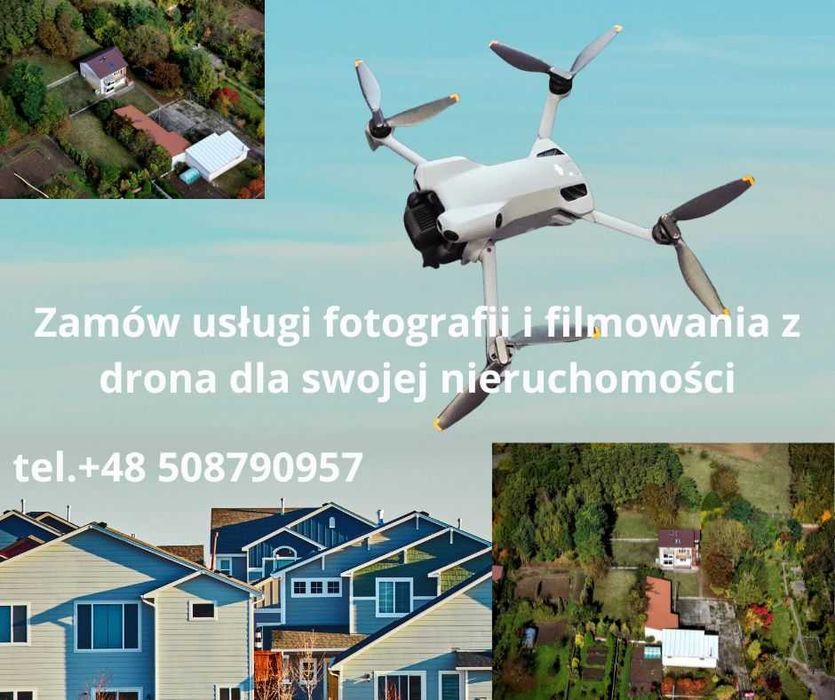 usługi filmowania i fotografowania dronem i Spacer wirtualny