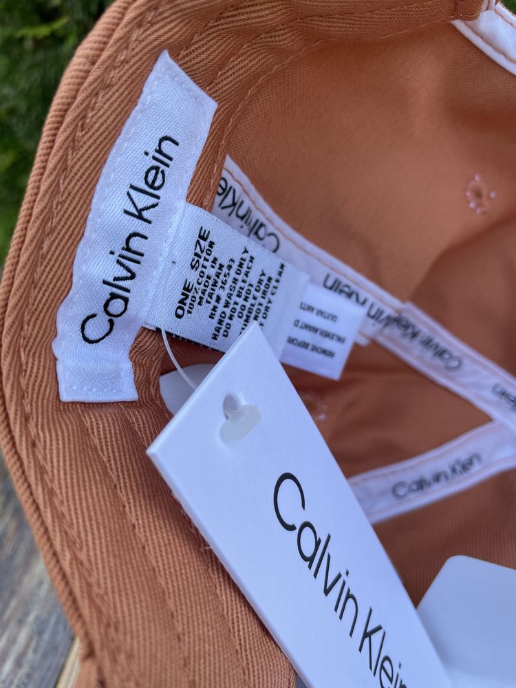 Новая кепка calvin klein бейсболка (ck Honey Brown cap ) с америки