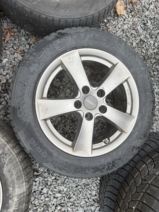 Колеса в зборі з зимою ризиною