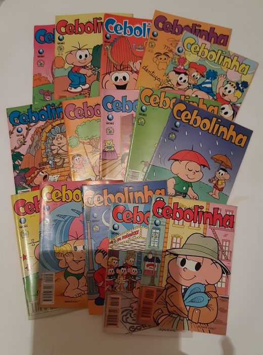 BD Cebolinha, Cascão, Magali, Chico Bento, Mónica anos 90