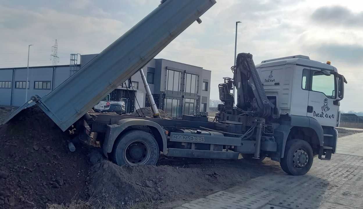 Transport, wywrotka, usługi HDS- piasek, ziemia, kostka brukowa