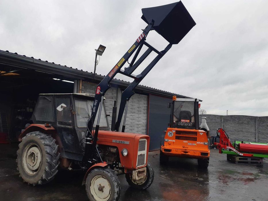 Tur c330 WOLMET C360 2sek Widły łyżka Ładowacz czołowy Montaż dowóz