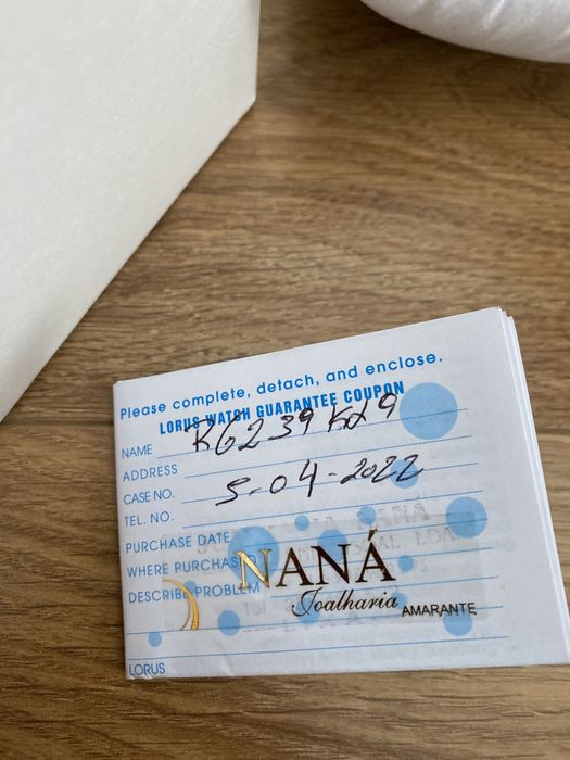 Relógio Lorus prateado