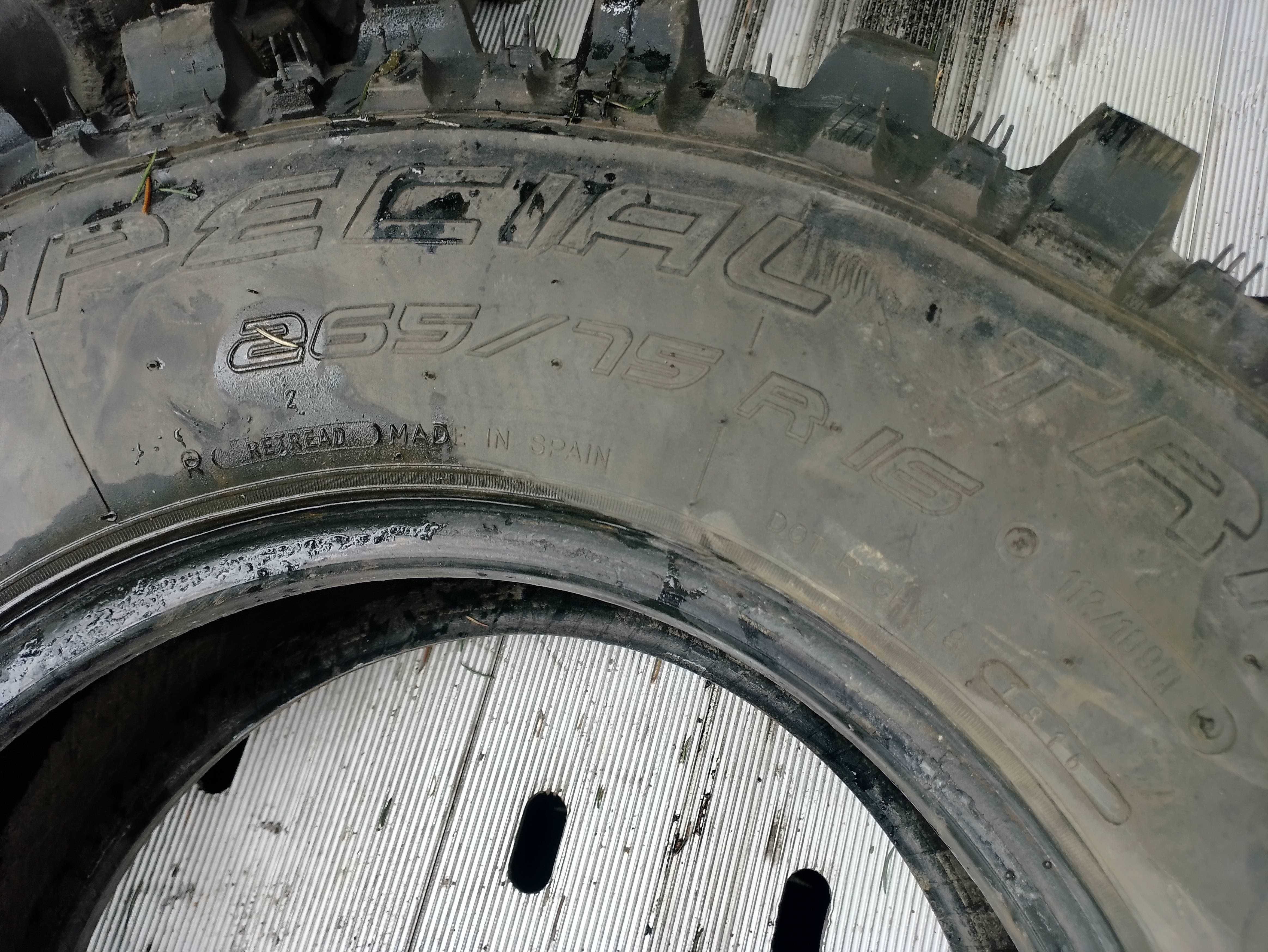 Opony terenowe 265/75r16 simex