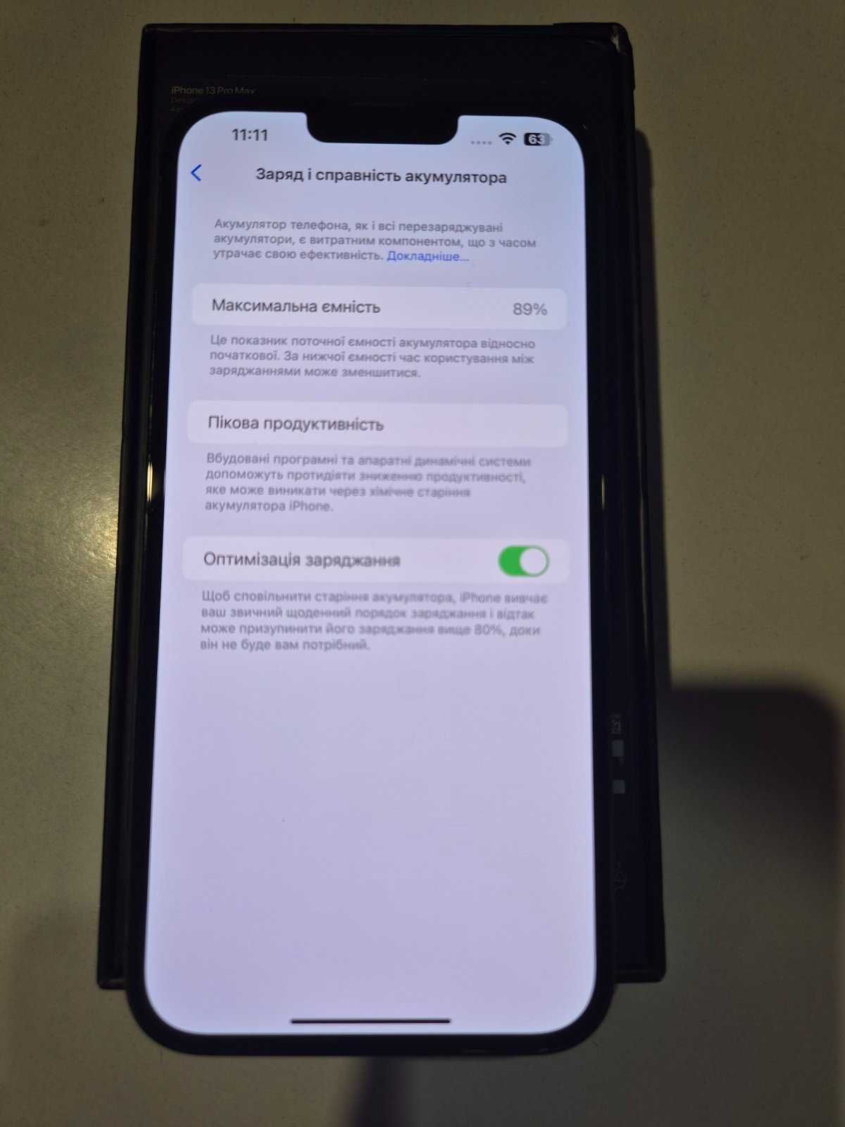 Apple Iphone 13 Pro Max 256Gb Graphite (MLLA3ZD/A) Ідеал