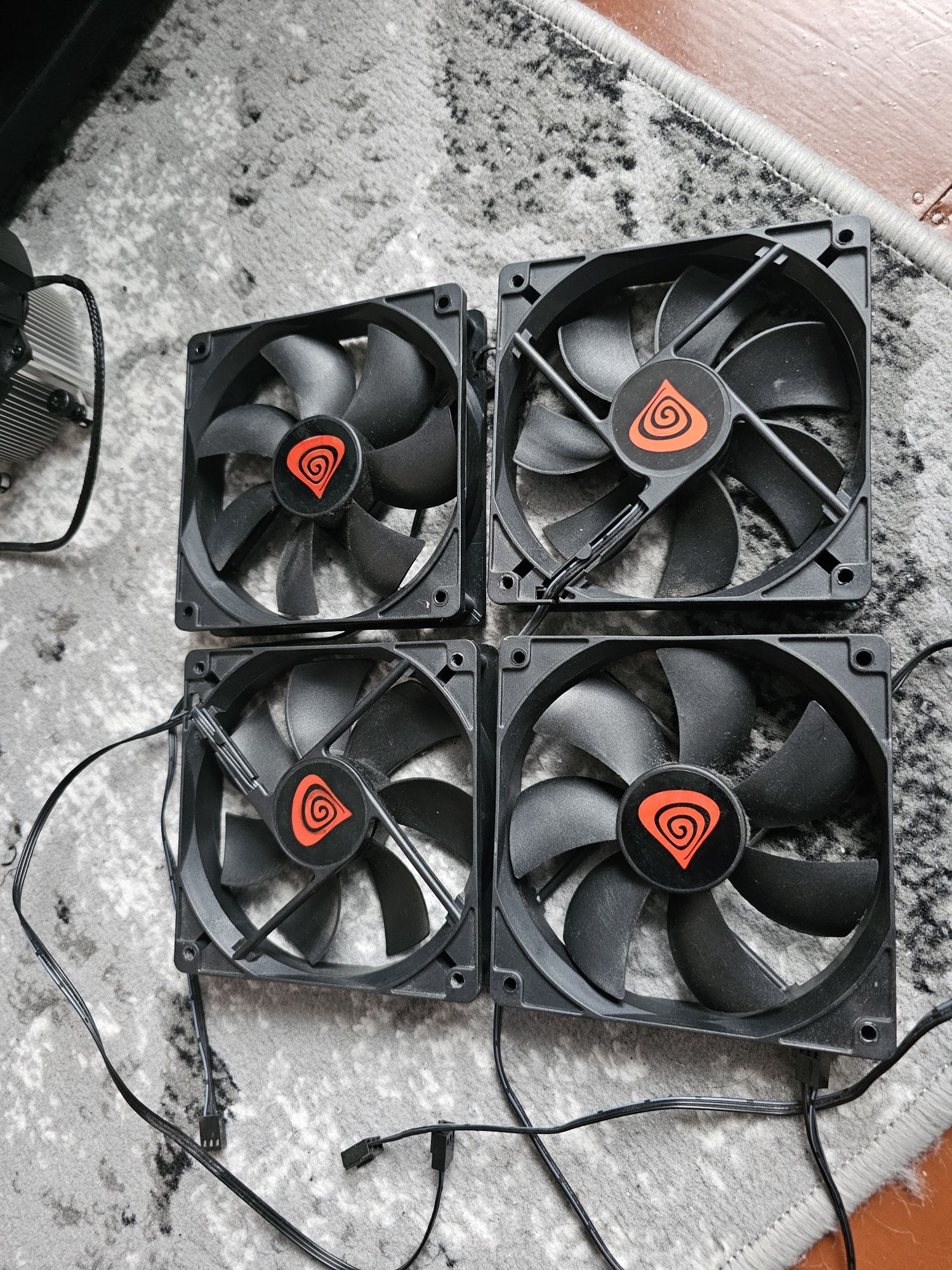 2x FAN wentylator 120mm PC Genesis 3Pin do komputer PC chłodzenie