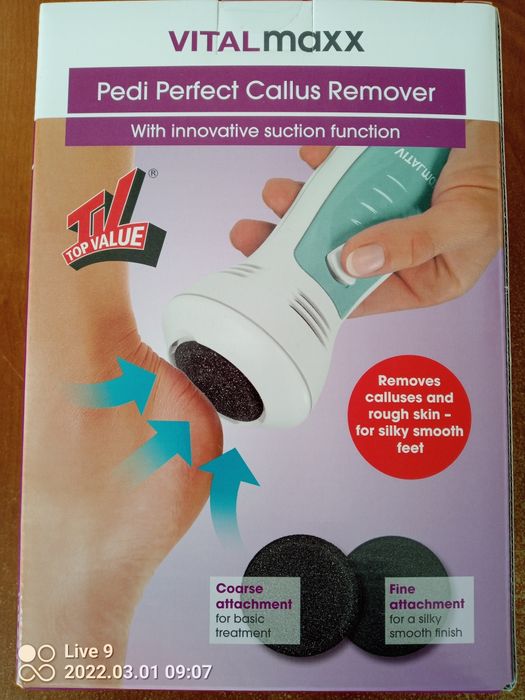 Elektryczny pilnik do stóp Vitalmaxx