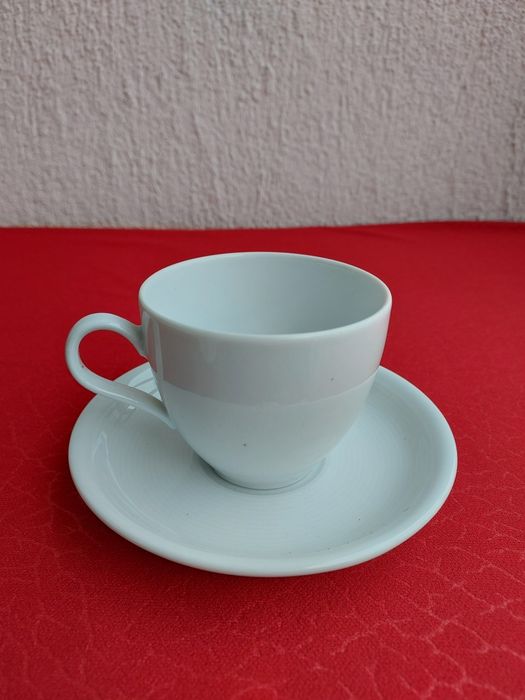 Nowa filiżanka z podstawkiem porcelana- 200 ml InPost