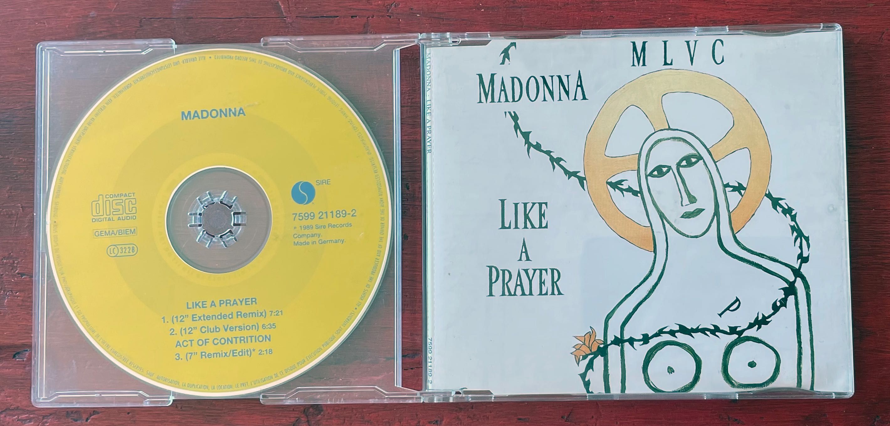 Madonna Cd Single Yellow Series