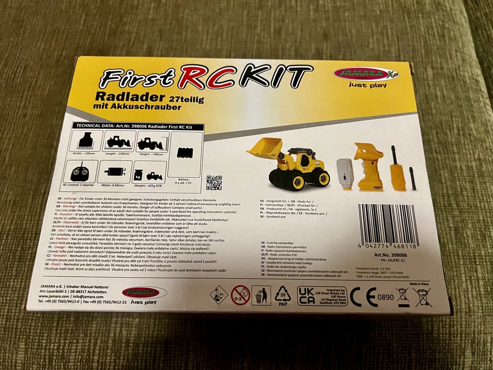 Koparka Jamara RC First Kit, 2,4GHz, wiek: 3+, nowy !