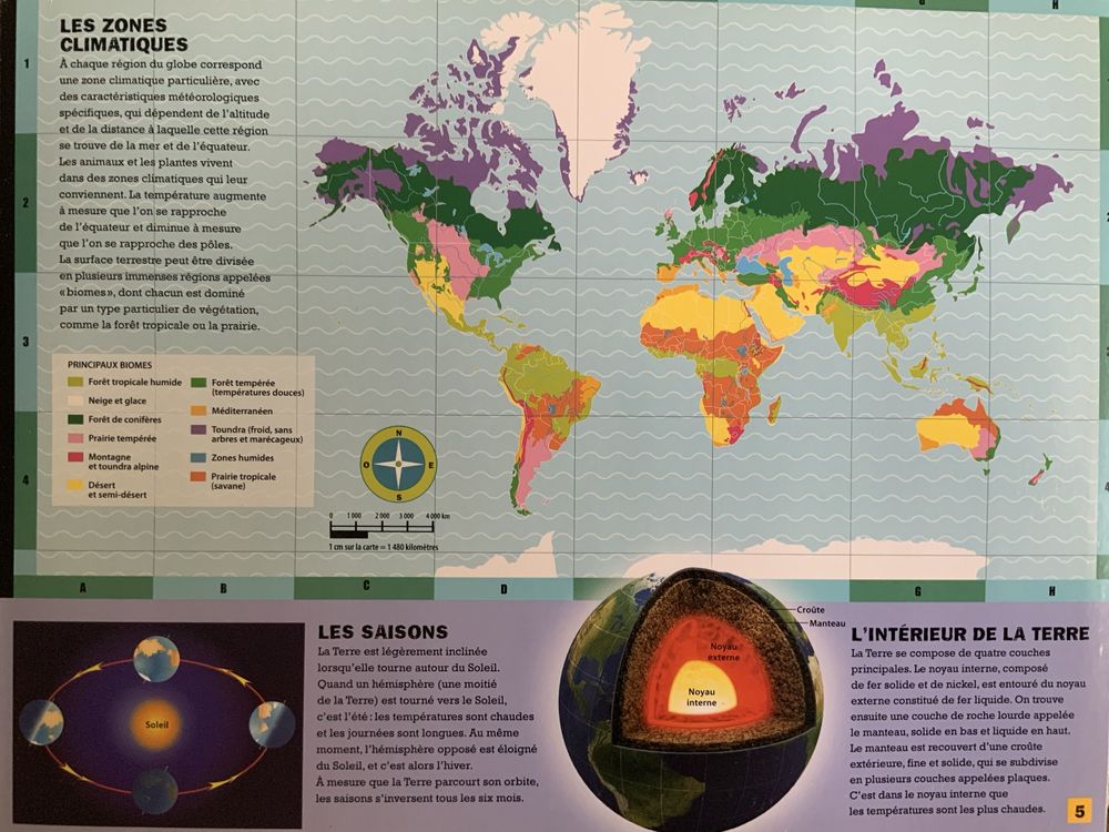 Atlas du Monde | Français | 5 cartes animées