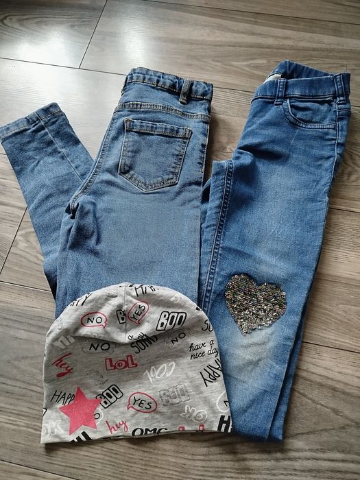 Spodnie jeansowe 2 pak + gratis