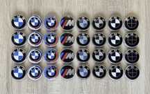 Conjunto 4 centros jantes BMW 56mm 60mm 65mm 68mm Carbono incluído