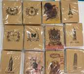 Notes 12x notesik mały klejony 160 karteczek zestaw-12sztuk
