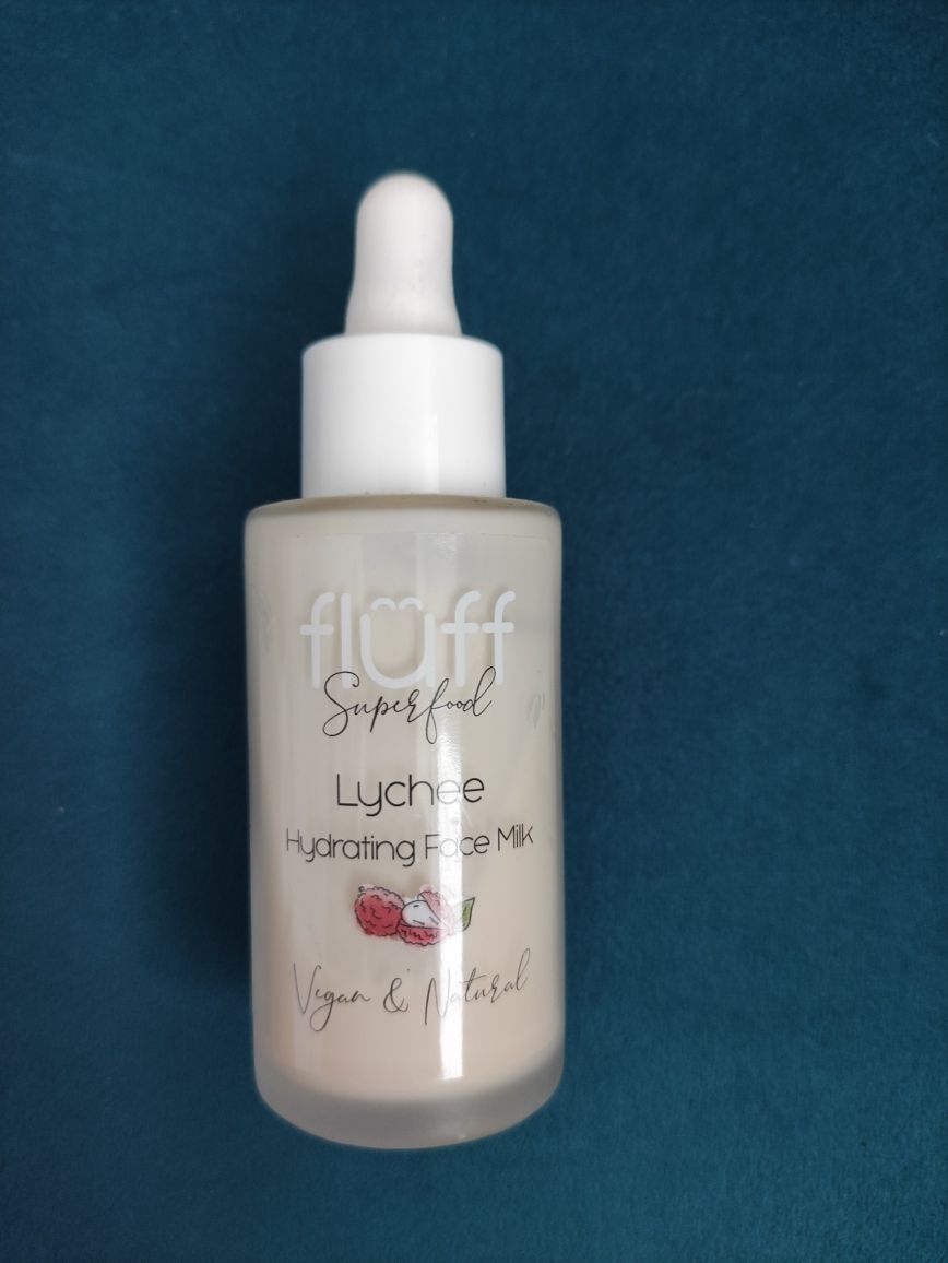 Fluff superfood Lychee liczi mleczko do twarzy nawilżające