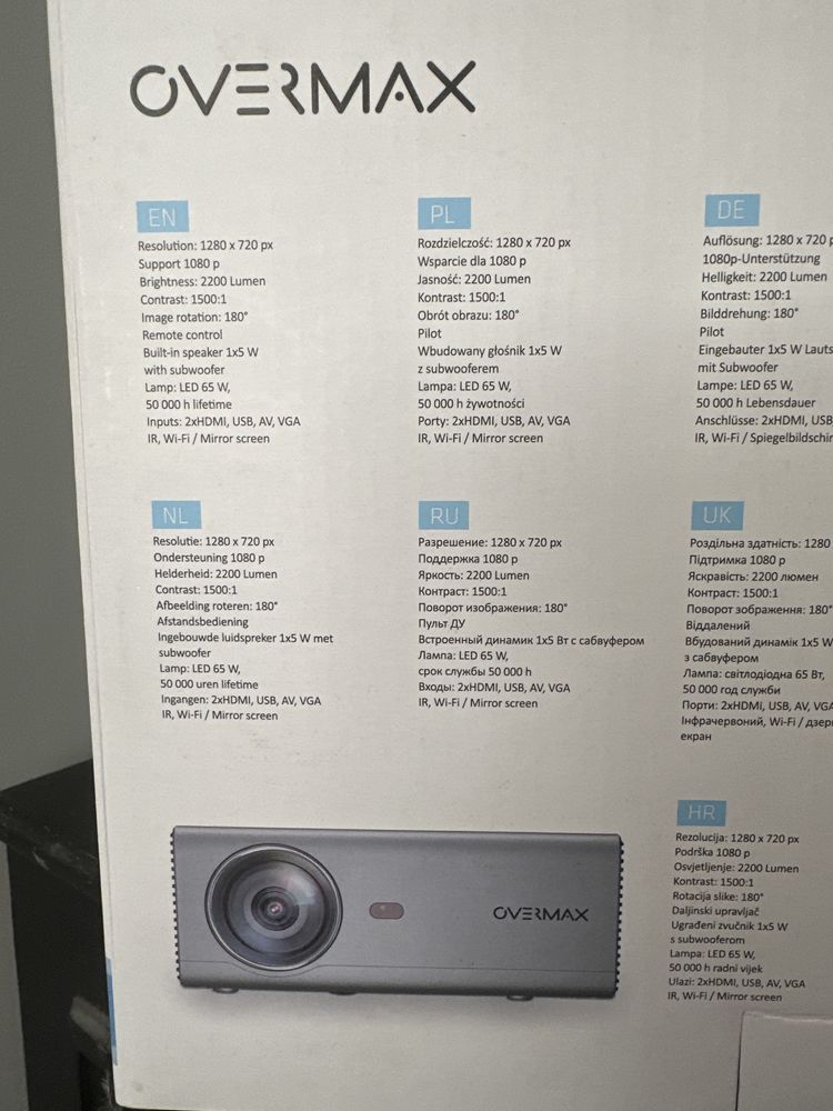 Projektor overmax 3,5