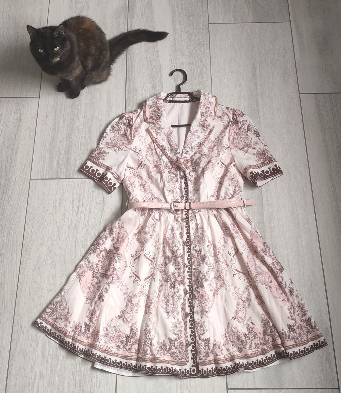 Nowa sukienka retro S 36