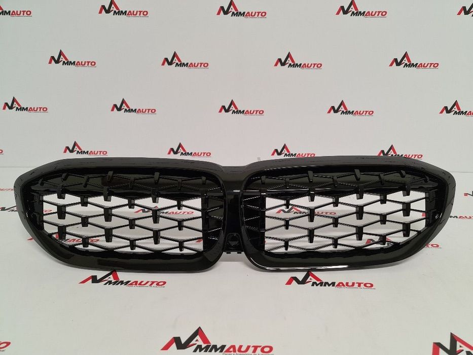 Grelha Frontal BMW Série 3 G20 G21 Diamond Black