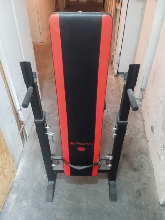 Zestaw treningowy na siłownię.