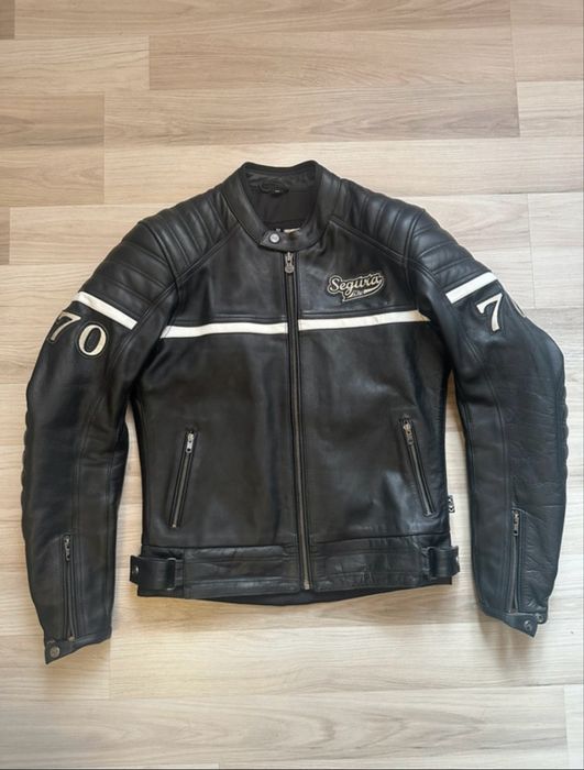 Blusão de Moto em Couro Segura