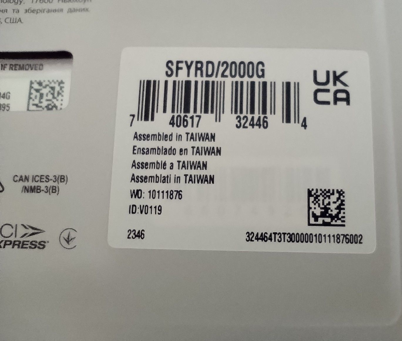 Dysk SSD Kingston 2TB 7300MB/s wewnętrzny