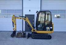 Caterpillar 301.7D Minikoparka  Szybkozłącze Rozsuwane gąsienice 3 łyżki Koparka CAT nie JCB Kubota