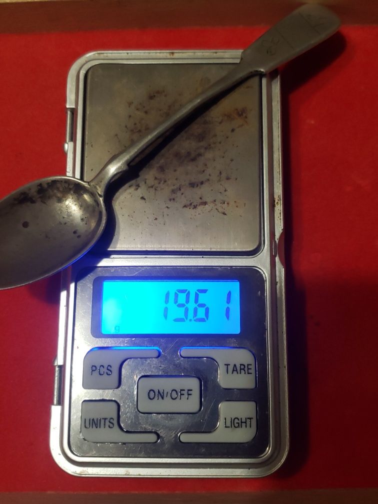 Серебряная чайная ложка 84 проба 19.6 грамм