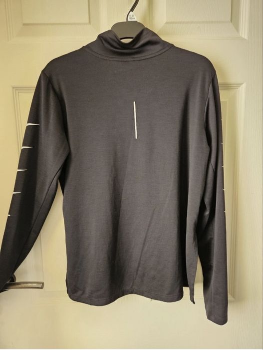 Nike Running Women's Dri-FIT Half Zip Top In Black Size