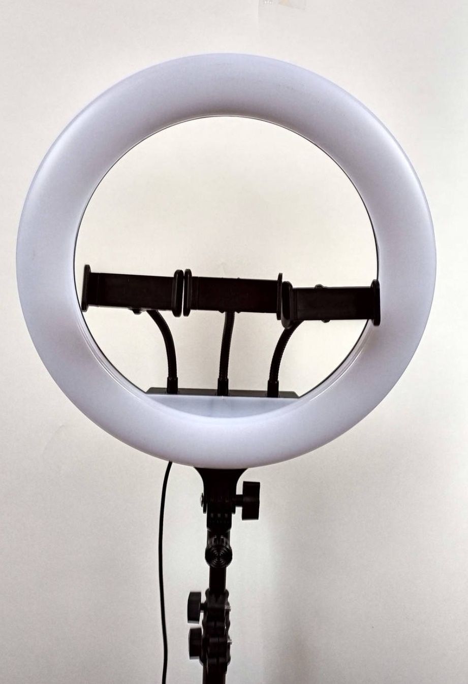 Кольцевая LED-лампа QX-360 36 см 3 крепления + 2м штатив
