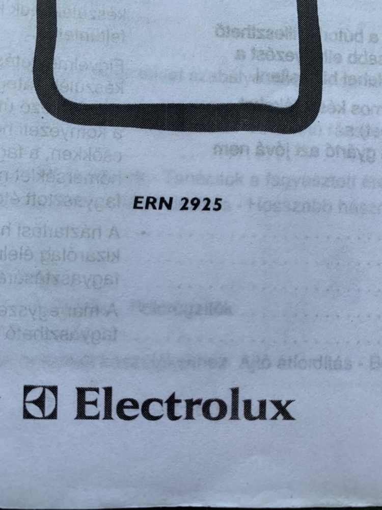 Uszczelka do drzwi zamrazarki Electrolux 2925