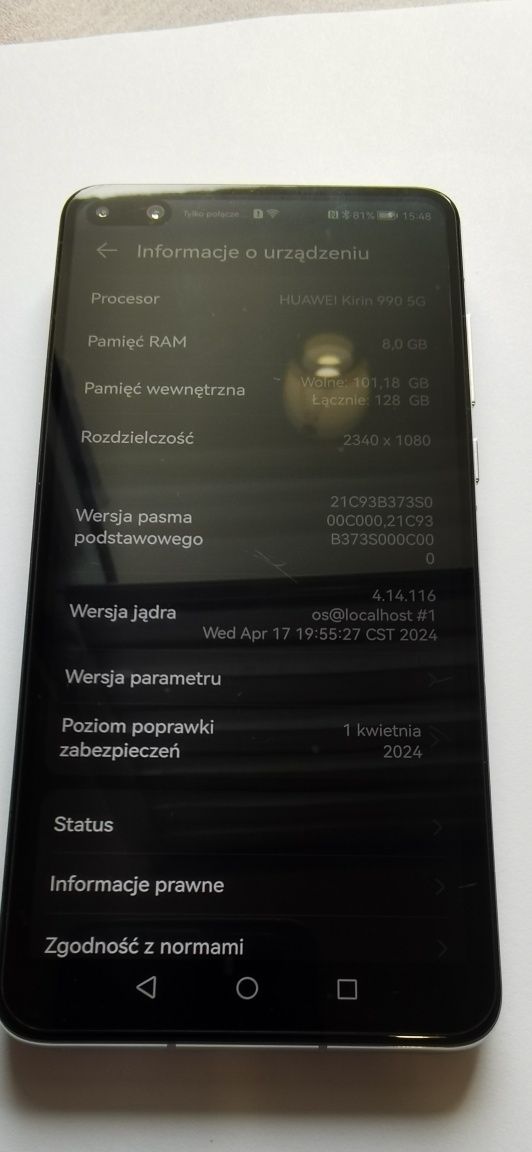 Huawei p40 5G 8/128 GB
