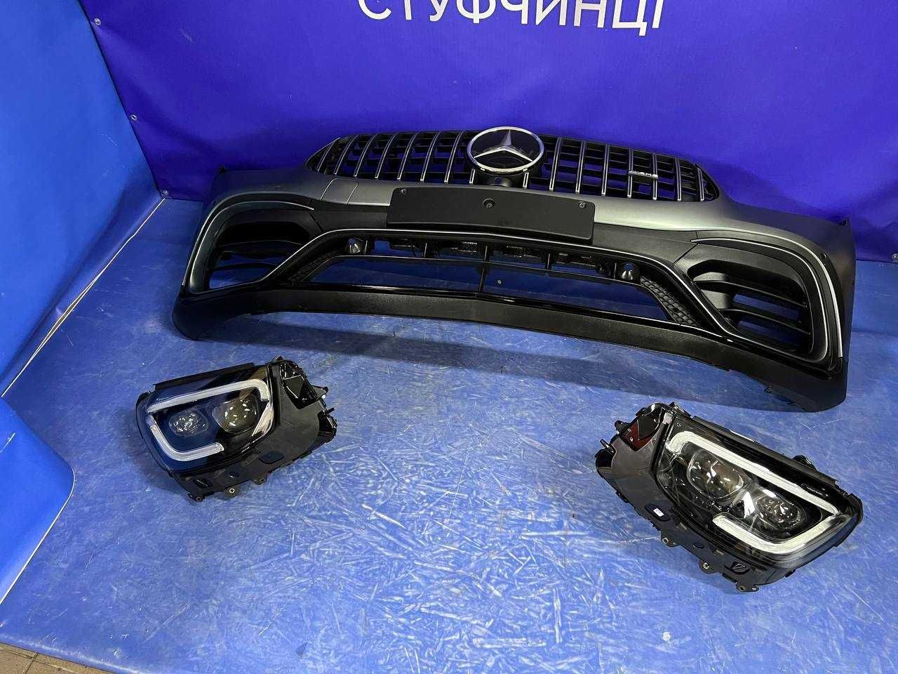 Бампер передній Мерседес Mercedes-Benz AMG 6.3 GLC 253 ресталінг