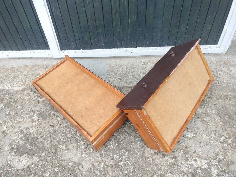 zestaw 2 starych szuflad do komody