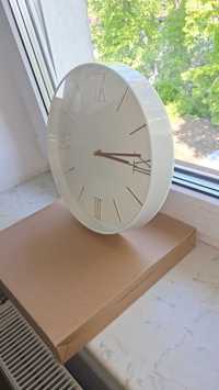 Zegarek na ścianę okrągły biały 29cm