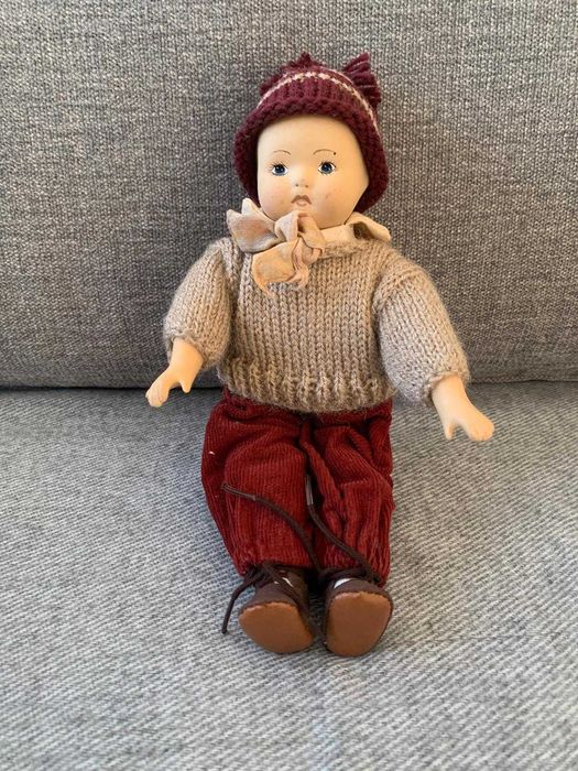 Porcelanowa kolekcjonerska niemiecka lalka