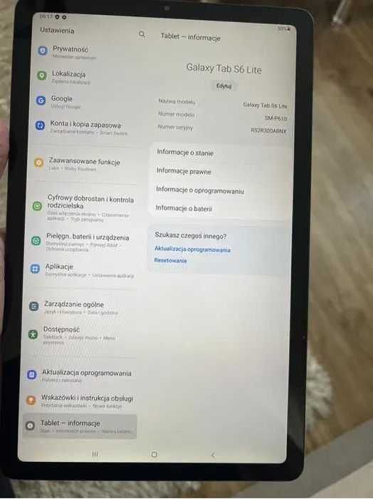 Tablet tab S6 lite 2020