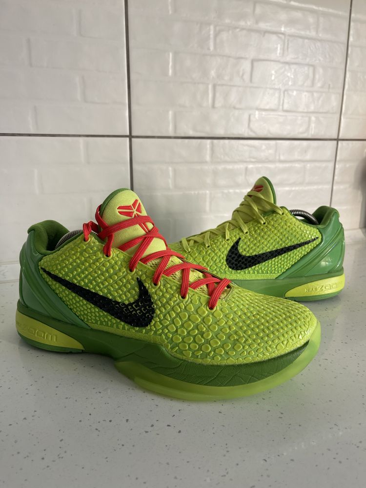 Кроссоки баскетбольние Nike Kobe 6 Protro Grinch.Кросівки Nike Kobe 6