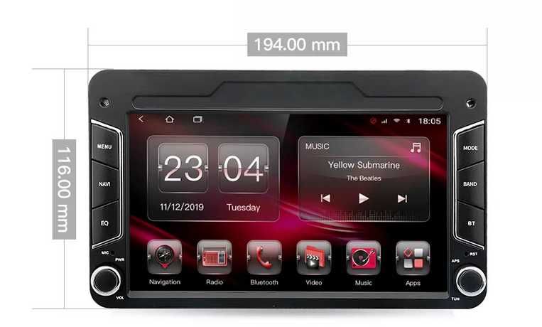 Radio dotykowe nawigacja Alfa Romeo 159 Brera 2005- ANDROID 12 WiFi