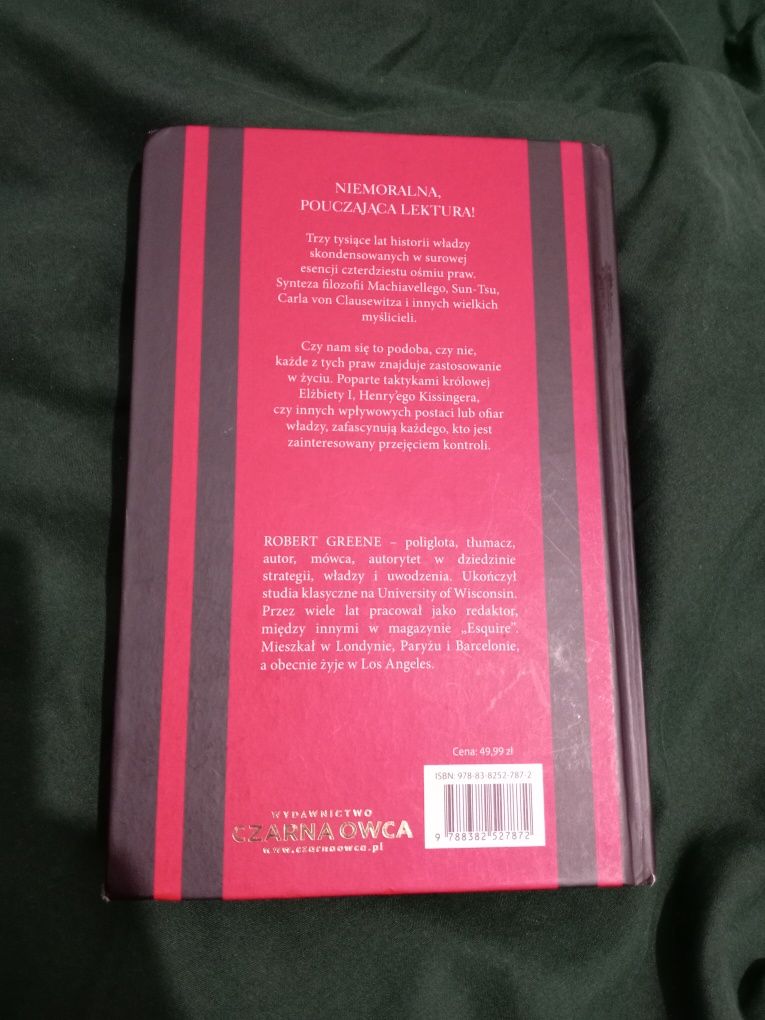 Książka 48 Praw Władzy Robert Greene