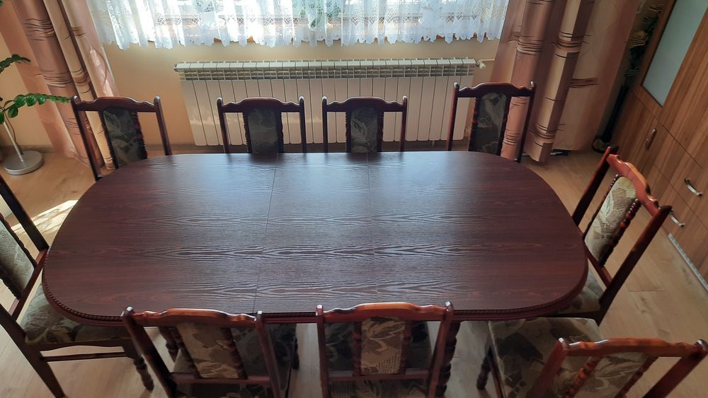 Stół + krzesła 10 szt