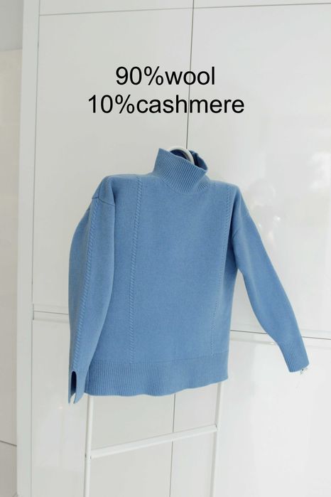 GANT 90%wełna 10%kaszmir bez wad M/S