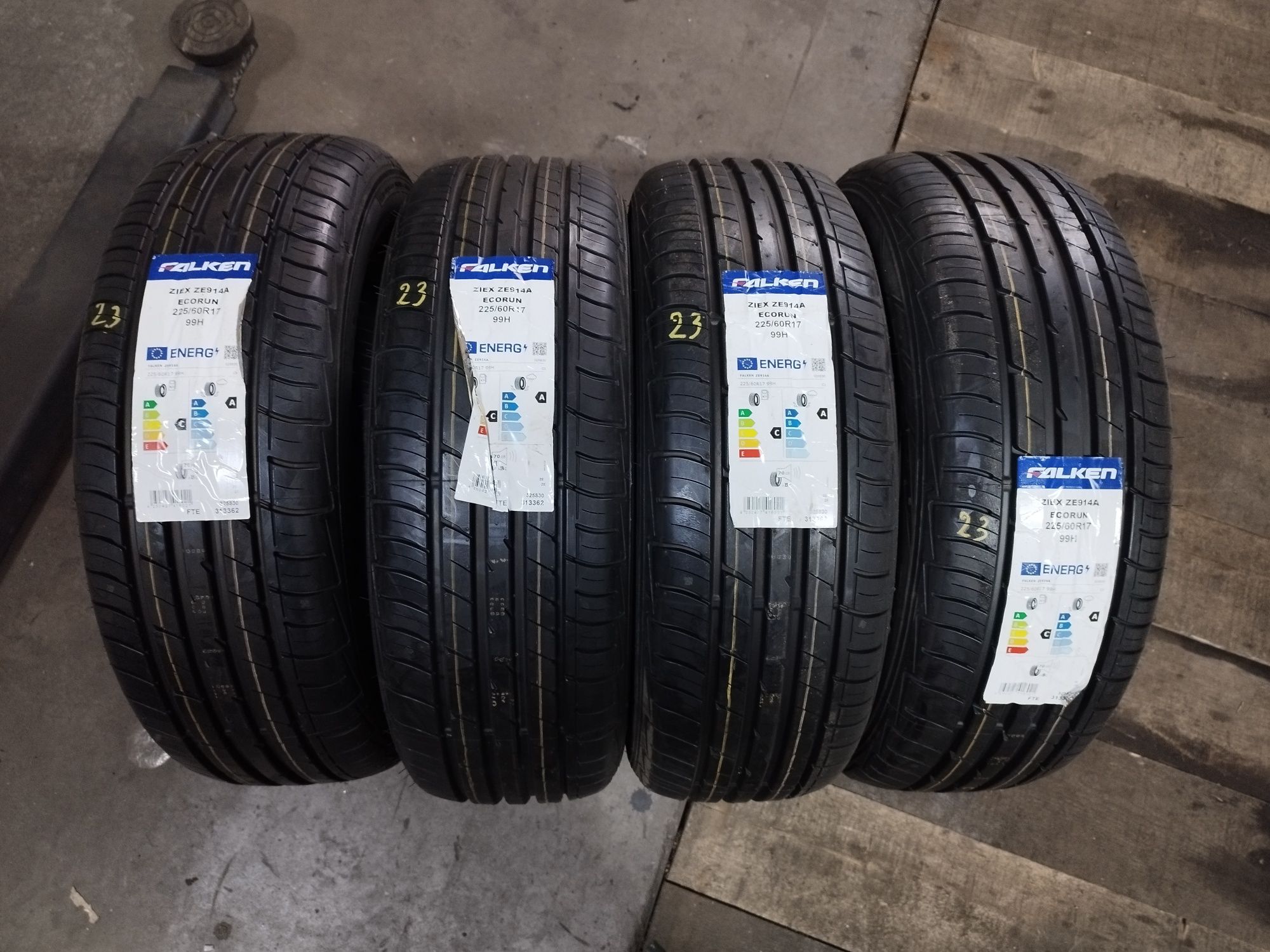 4x NOWE opony letnie 225/60 r17 Falken ecorun 99h