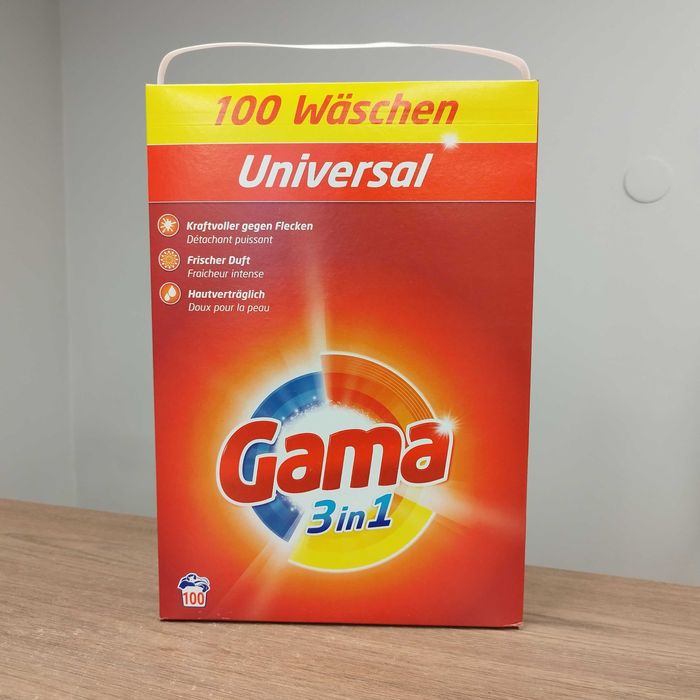 Proszek do prania Gama 100p uniwersalny 6kg niemiecki